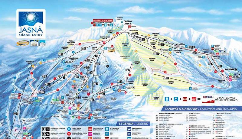 JASNÁ Nízke Tatry — ski areál